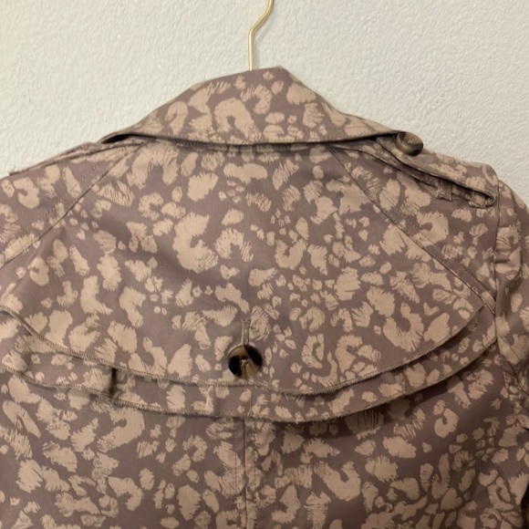 Daughters of the Liberation Double Brest animal print raincoat 800 - Picture 7 of 10